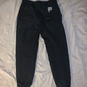 RIPNDIP Lord Nermal Black Jogger Sweatpants